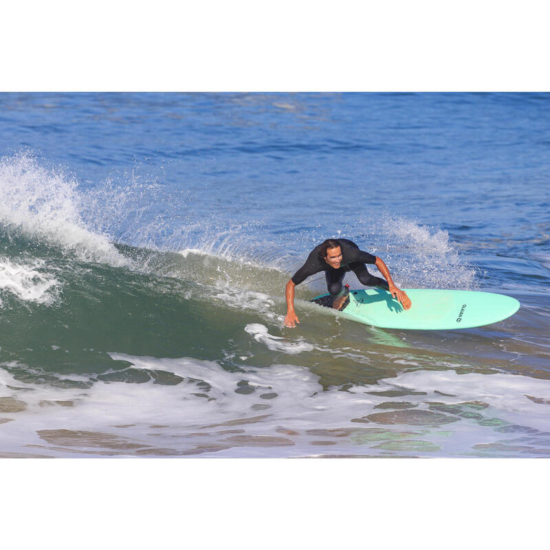 Surf-Leash 8' 240 cm Durchmesser 7 mm schwarz
