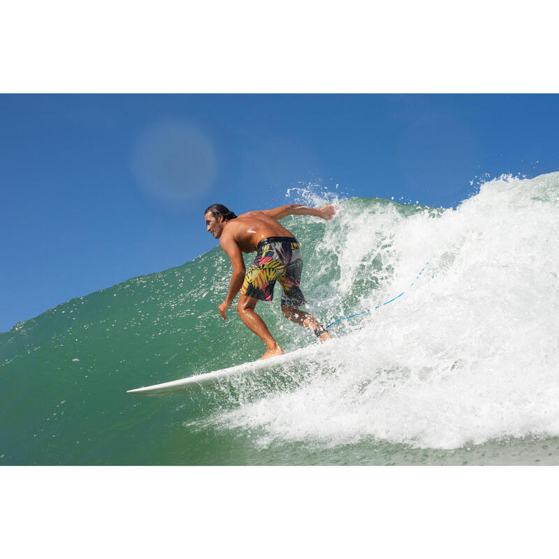 Calções de Praia Compridos Surf 900 Wonderflo Homem Caqui