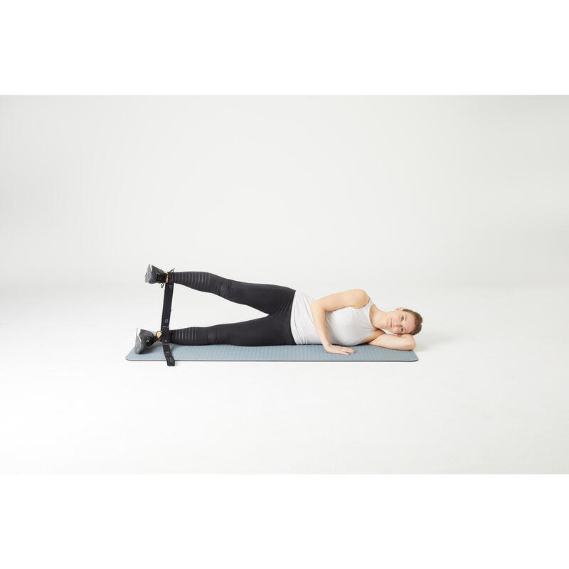 Pilates Direnç Bandı - 15 KG - Siyah - Zor Seviye