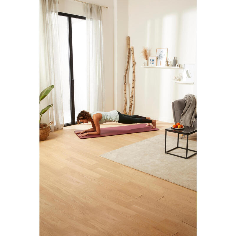 Tapis de sol pilates 15 mm - Confort M bordeaux