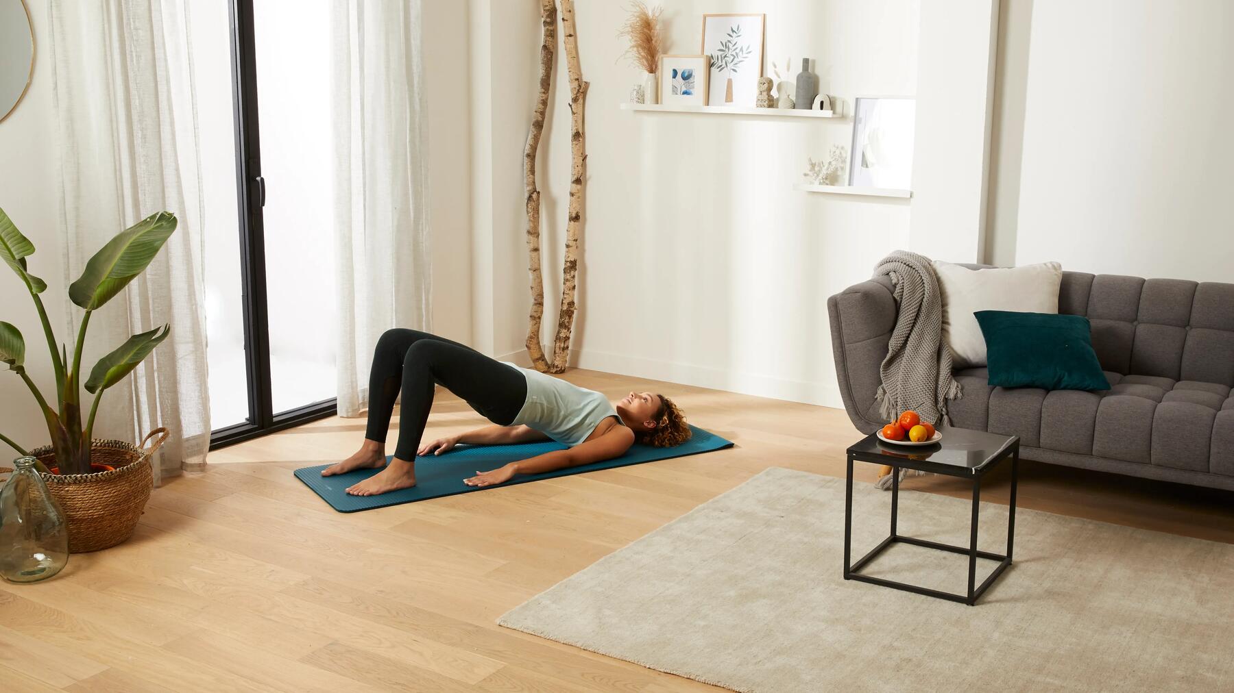 Glute bridge sobre esterilla