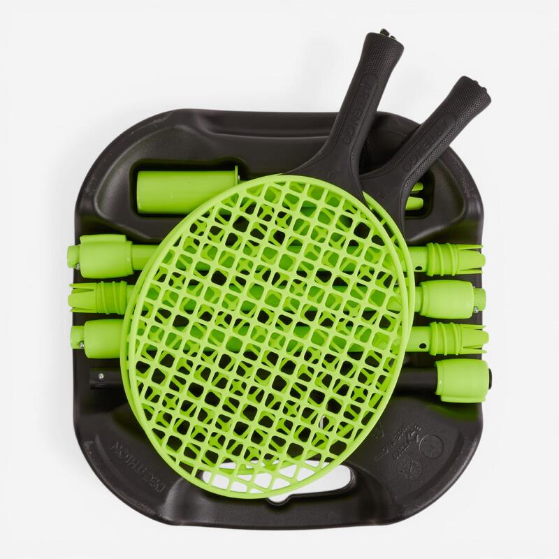 Set de Speedball (1 stâlp, 2 rachete și 1 minge) TURNBALL JUNIOR NEGRU GALBEN