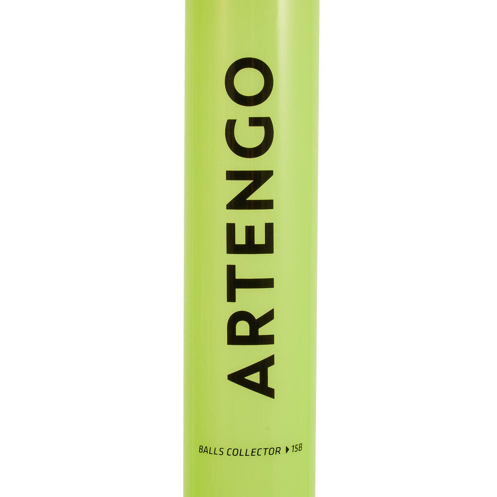 Tubo recolector de pelotas de tenis - Artengo verde