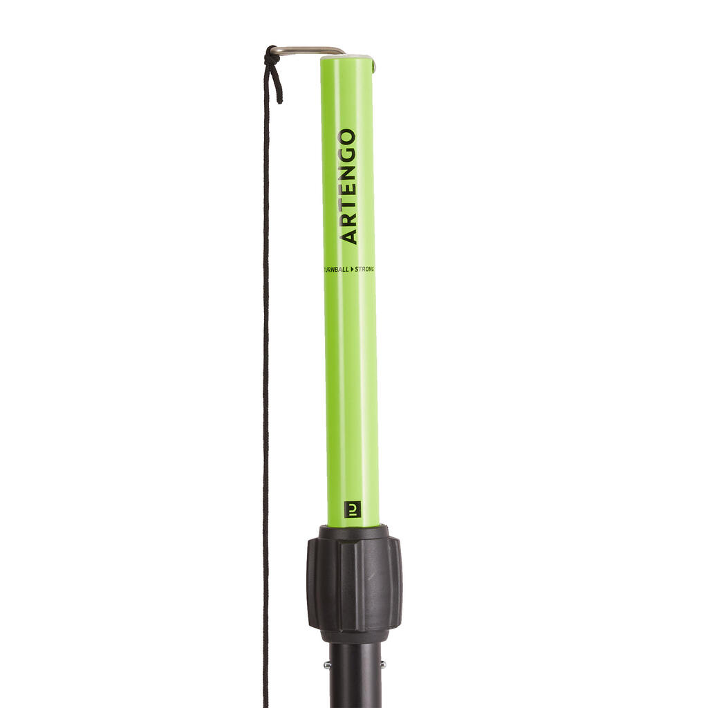 Pack de Speedball (1 mât, 2 raquettes et 1 balle) TURNBALL STRONG NOIR JAUNE