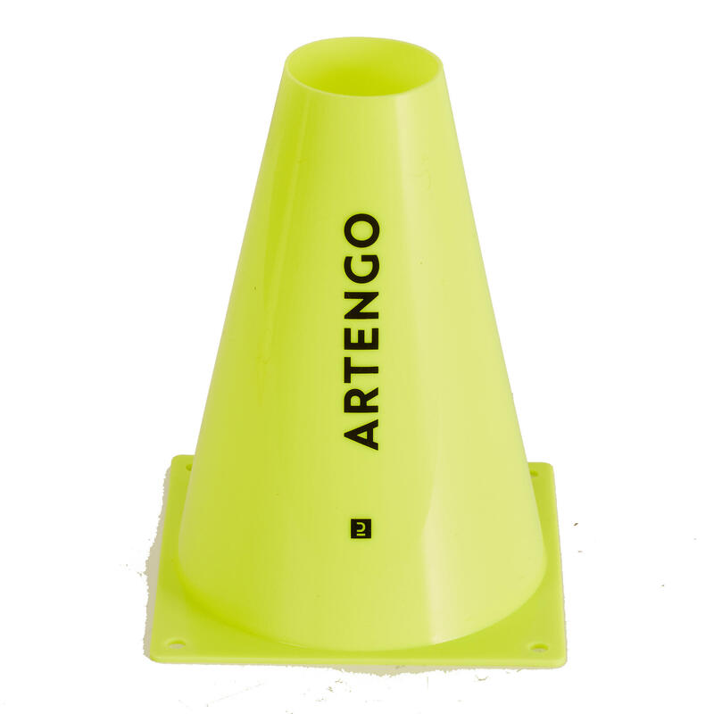 6 CONES DE DELIMITATION 19CM POUR TERRAIN TENNIS