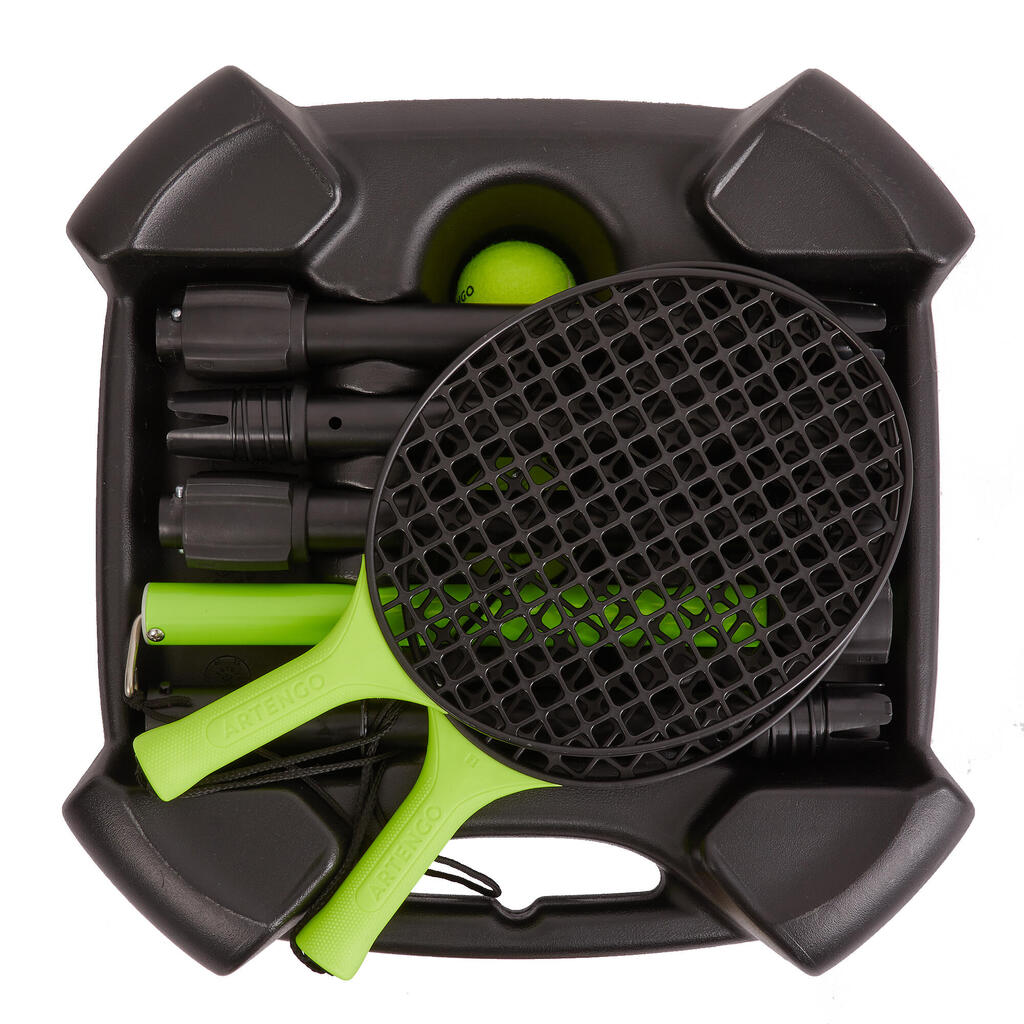 Speedball Set Turnball Strong (1 post, 2 rackets, and 1 ball) - Black/Yellow