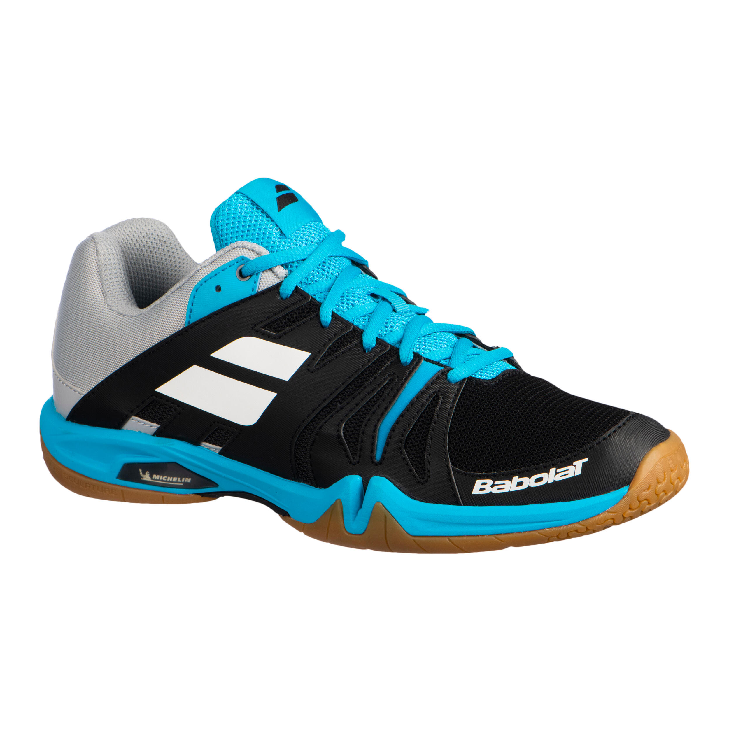 Sportschoenen badminton squash indoor sporten Shadow Team zwart/blauw |  BABOLAT | Decathlon.nl