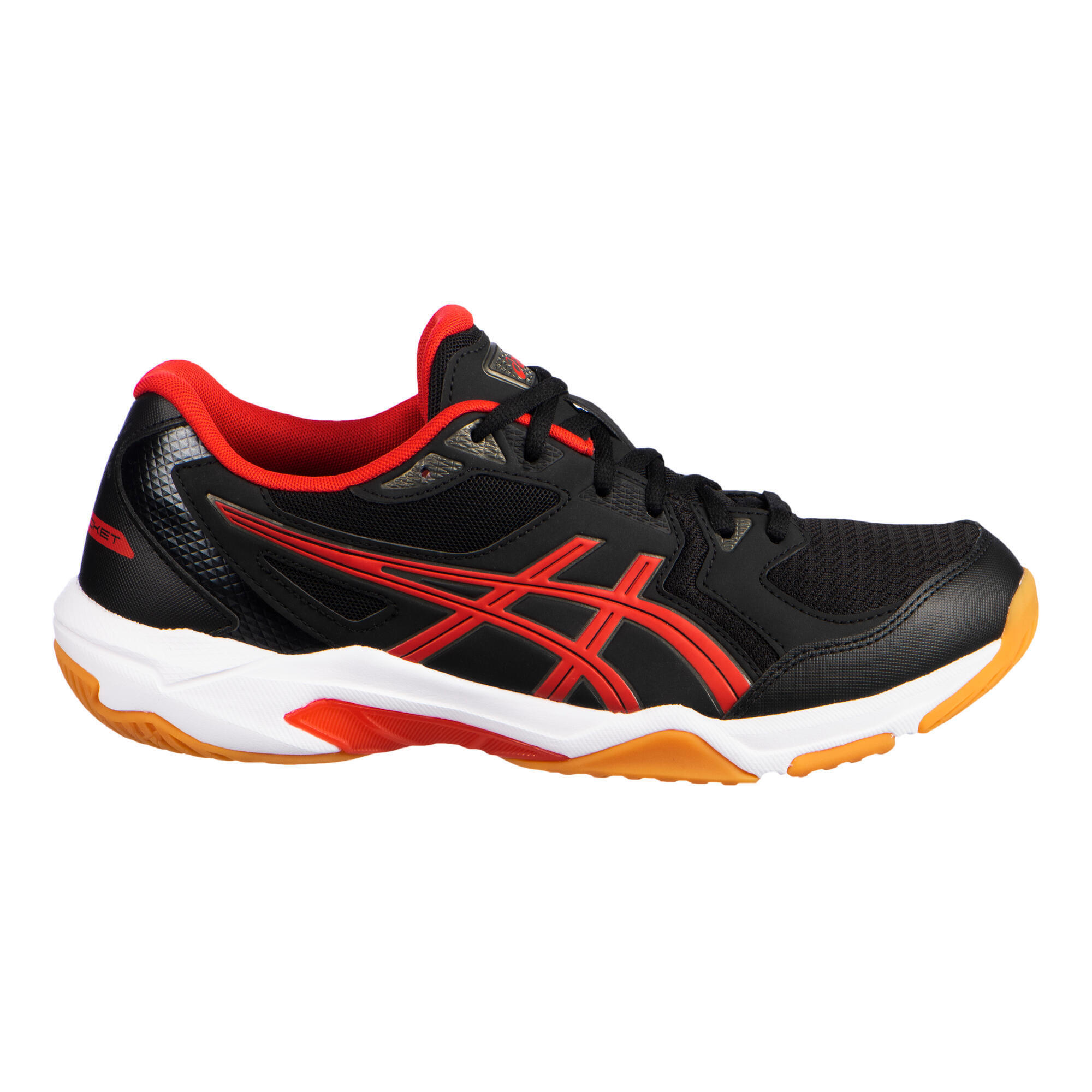 ASICS zaalsportschoenen Upcourt 3 GS wit/rood kids - Vindjeschoen.nl