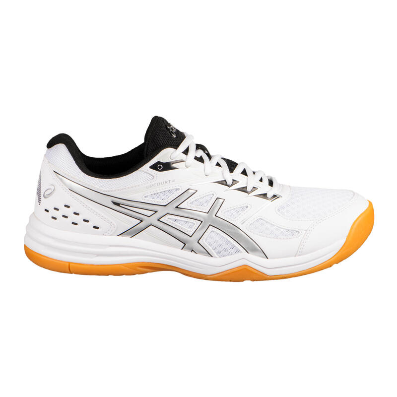 Schoenen voor badminton, squash en zaalsporten Upcourt 4 wit/zilver