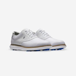 CHAUSSURES GOLF HOMME  FOOTJOY IMPERMEABLE - TRADITIONS BLANCHES