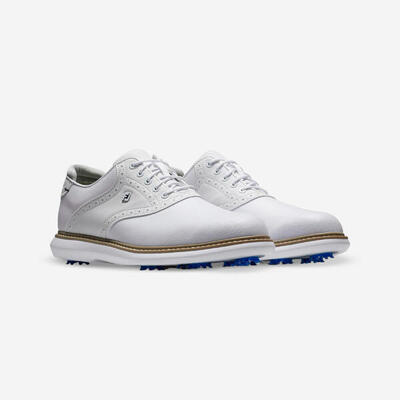 Scarpe golf uomo Footjoy TRADITION impermeabili bianche