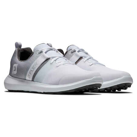 Pánska golfová obuv FJ Flex bielo-sivá