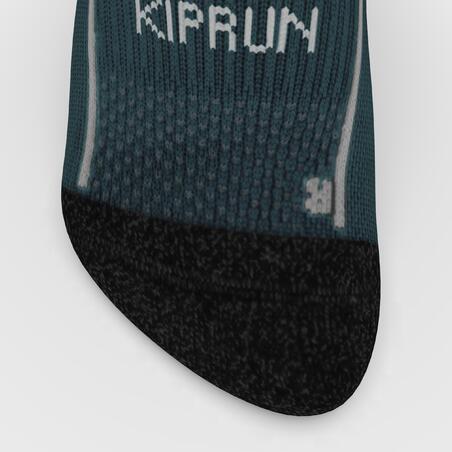 Компресійні шкарпетки RUN900 для бігу сіро-сині