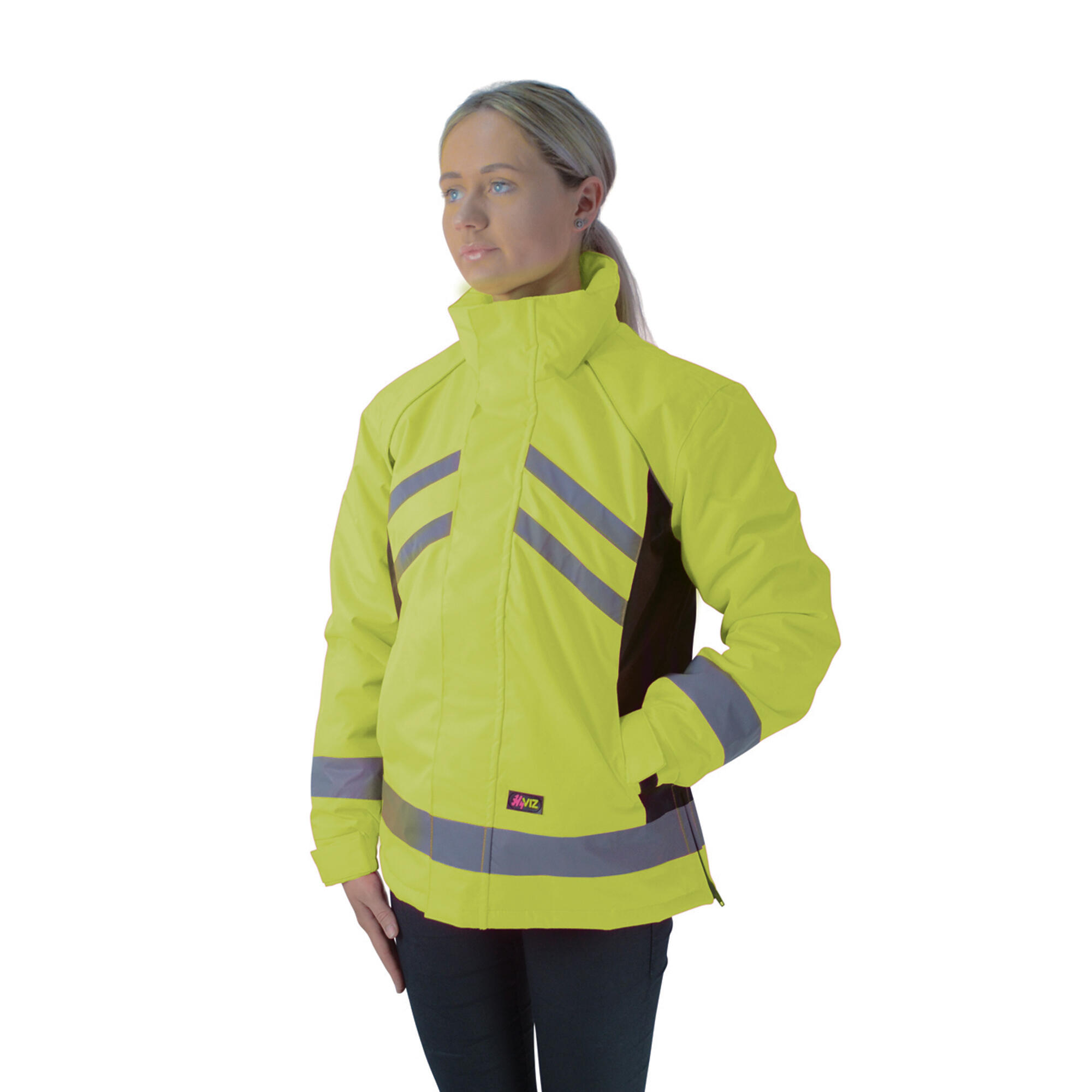 HyVIZ Waterproof Riding Jacket Yellow 1/2