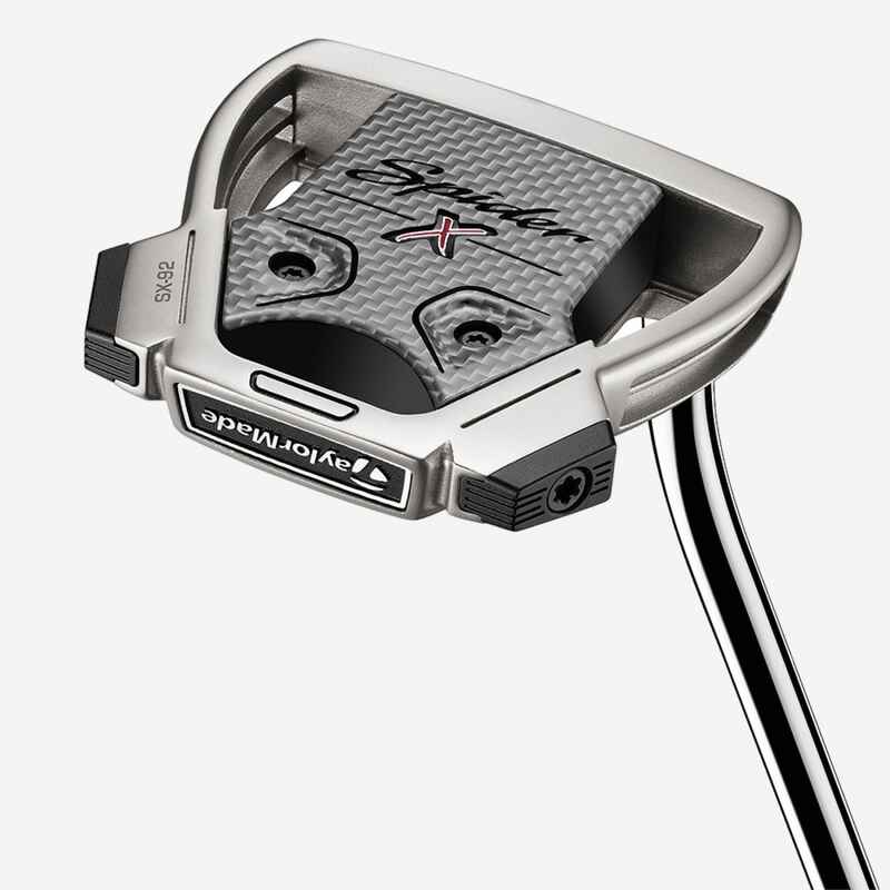Golf Putter 34" Face Balanced Taylormade SpiderX Hydroblast Rechtshand
