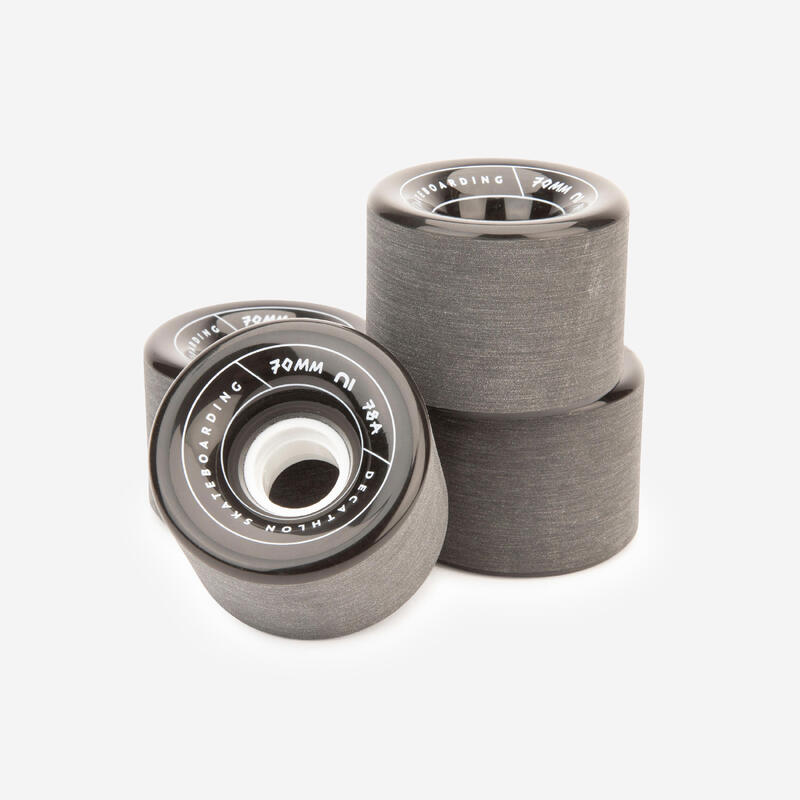 OXELO Longboard / Cruiser Tekerleği - 4 Adet - 70 Mm - 78A Sertlik - Siyah OXELO Longboard / Cruiser Tekerleği - 4 Adet - 70 Mm - 78A Sertlik - Siyah