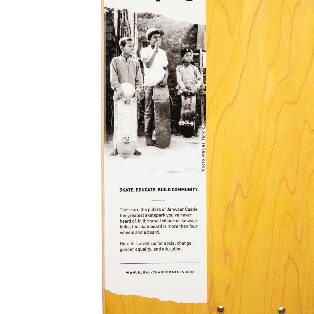 Skateboard Deck Ahornholz DK120 „Rural Changemakers“ 8