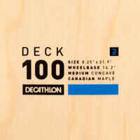 Skateboard Deck Ahornholz mit Griptape DK100 Grösse 8,25"