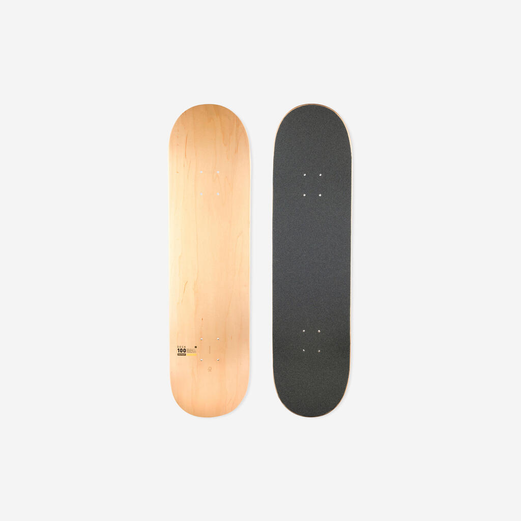 Skateboard Deck Ahornholz mit Griptape DK100 Grösse 8
