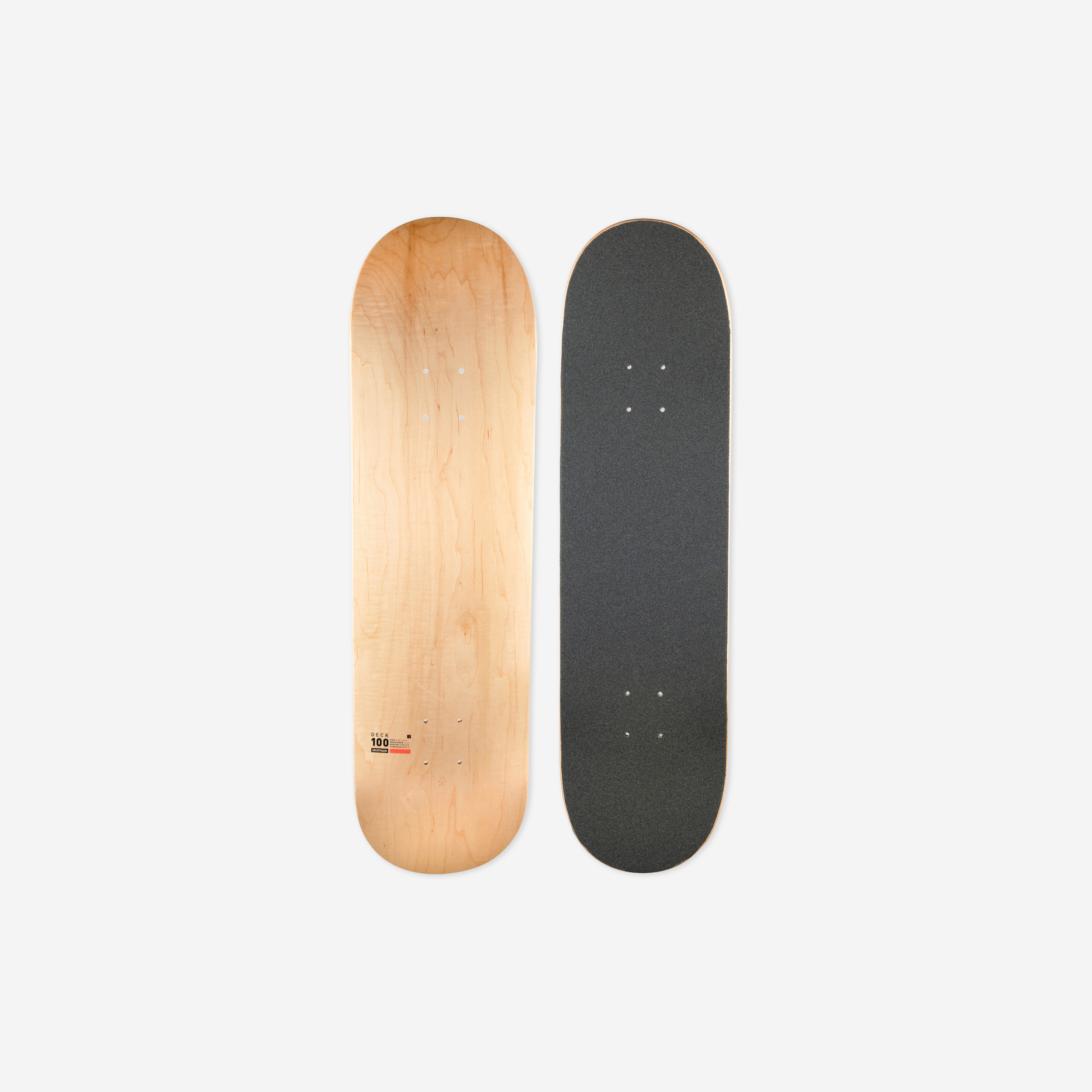 Planche de skate pre-grippee en erable dk100 taille 8.5" - Skateboard - Oxelo- Clubs - Entreprises - Collectivités - Associations