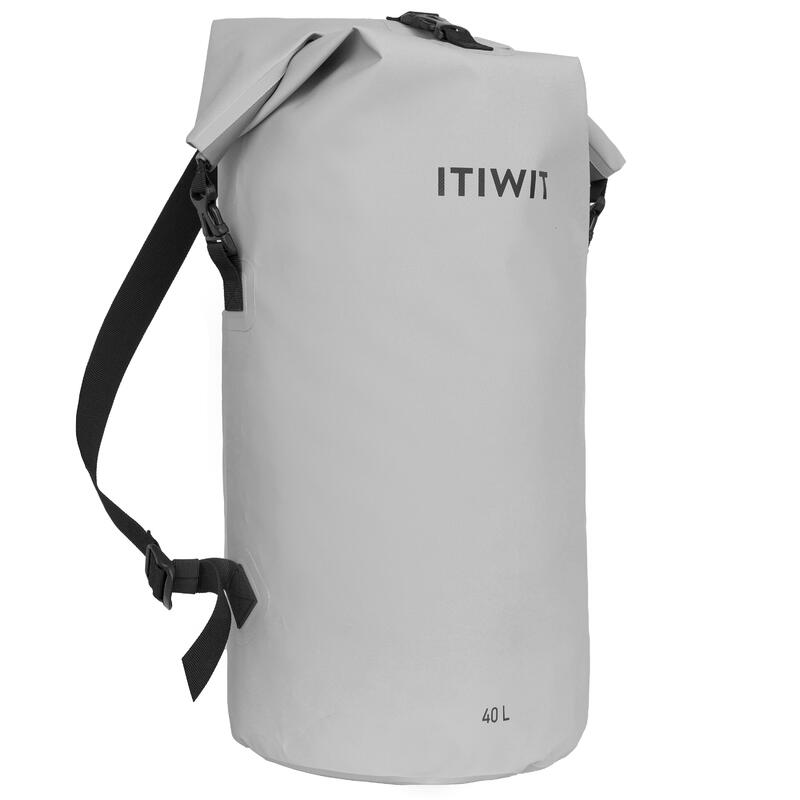 Rucsac etanș polochon 40 L Gri