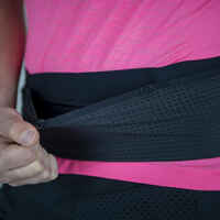 HYDRATION FLASK-CARRYING RUNNING BELT - BLACK