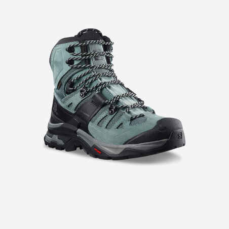 Women's waterproof hiking boots - Salomon Quest 4 Gore-Tex - Black