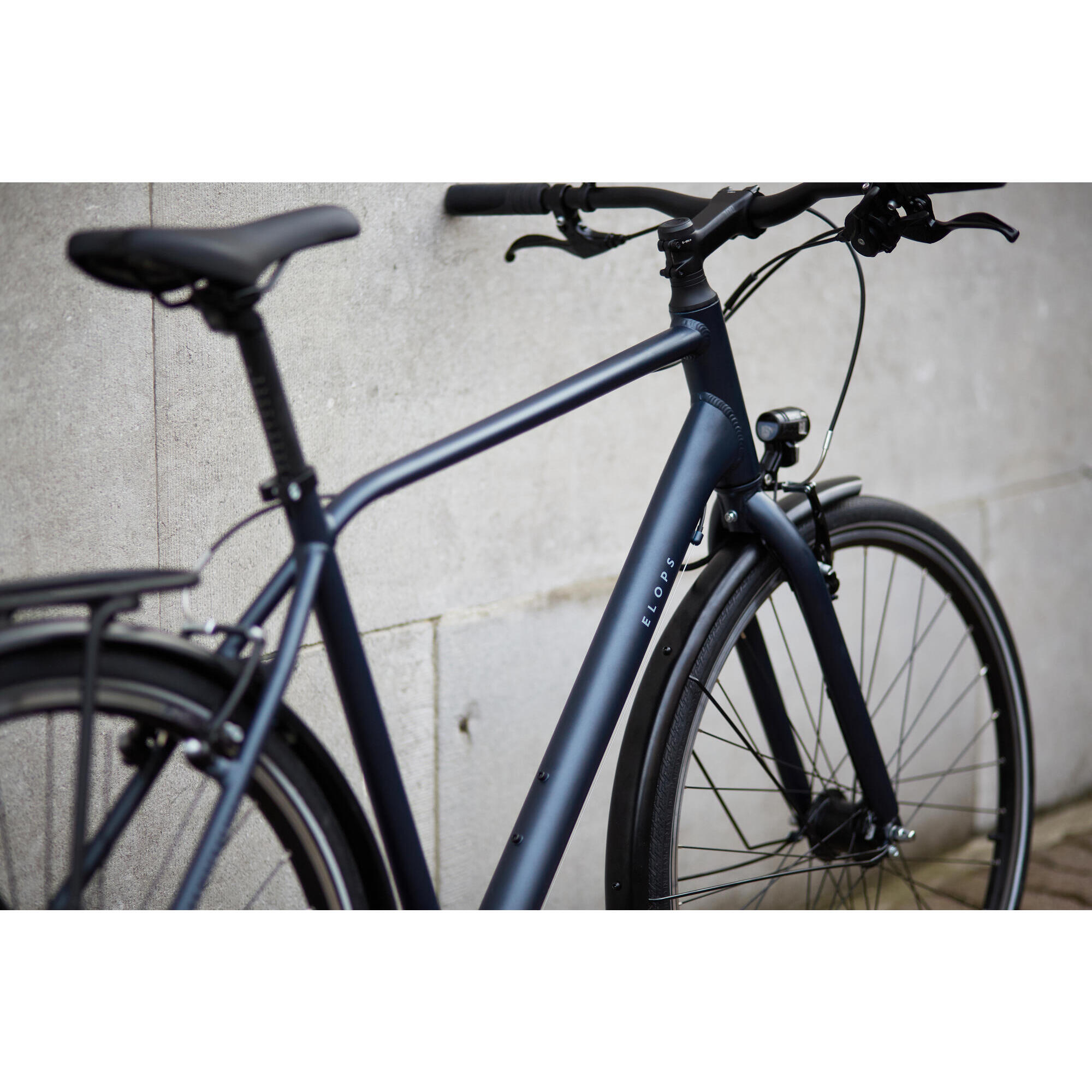 LONG-DISTANCE CITY BIKE 500 HIGH FRAME