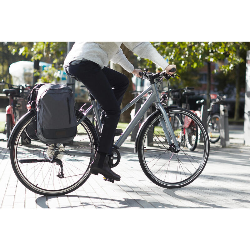 Elops LD 500 28" Jant Portbagajlı Ledli Tur/Şehir Bisikleti Gri
