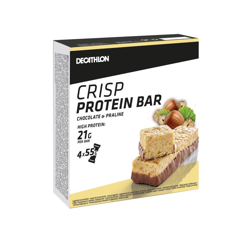 Proteinová tyčinka Crisp čokoládová pralinky 4 kusy