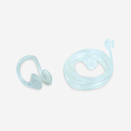 PINCE NEZ DE NATATION LIEN AMOVIBLE BLANC