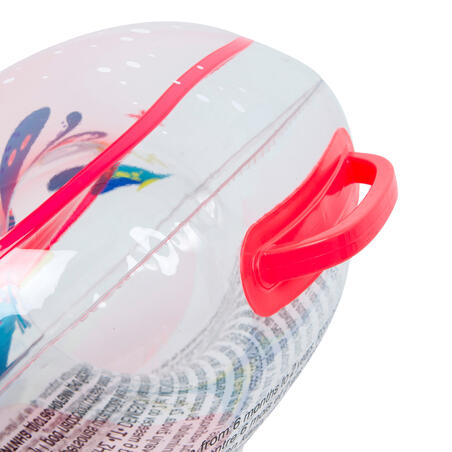 Bouee Piscine Gonflable Avec Hamac Integre Bebe De 6 A 24 Mois Rouge Decathlon