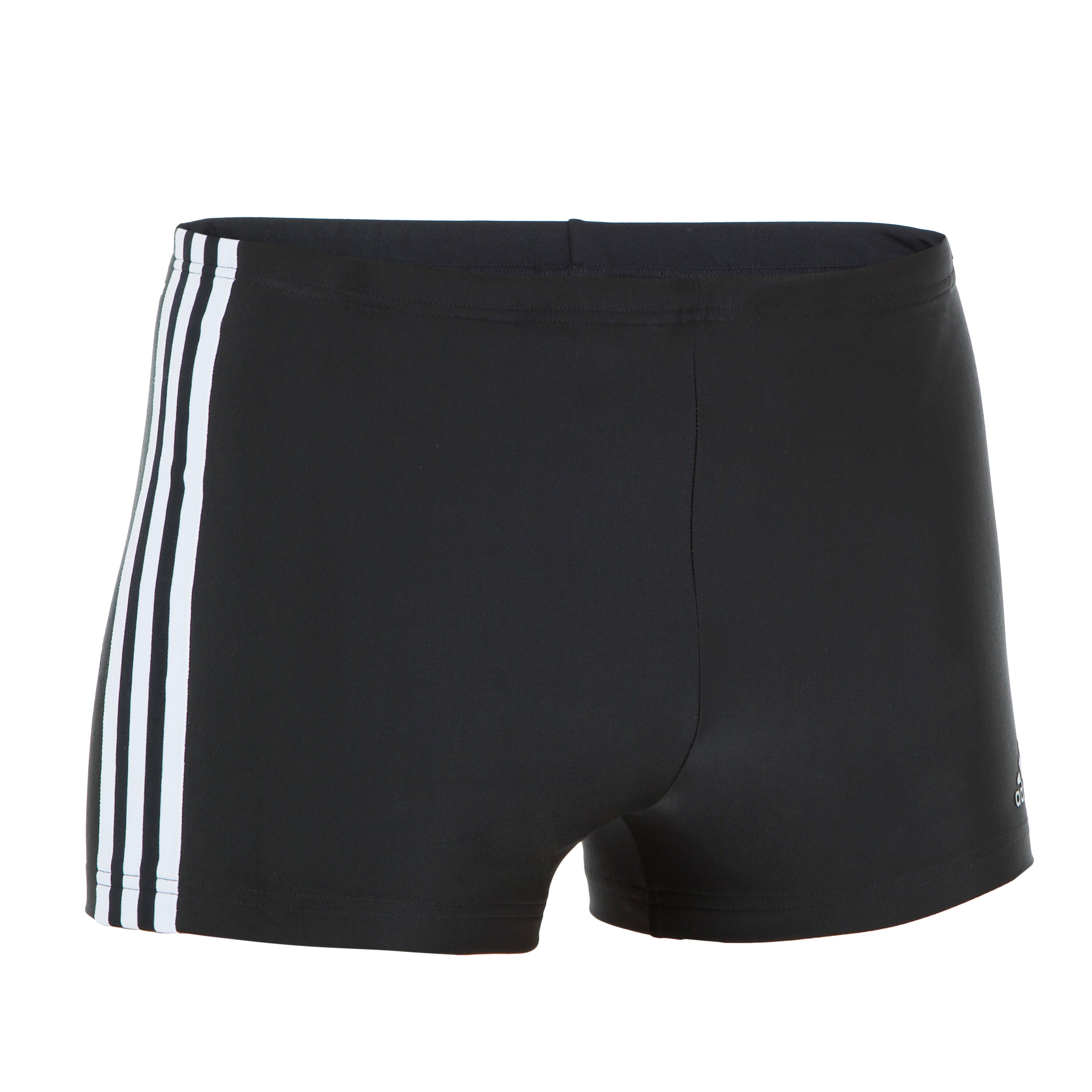 Men's swimming boxers ADIDAS 3S - Black White 2/6