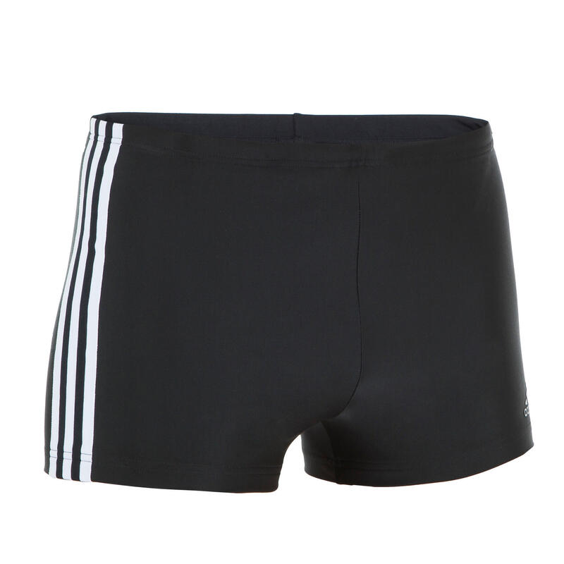 Pánské boxerkové plavky Adidas černo-bílé