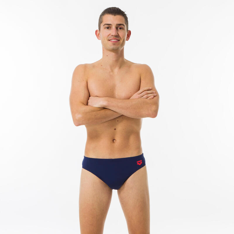 Costume slip uomo TRACK BRIEF FLOURED blu