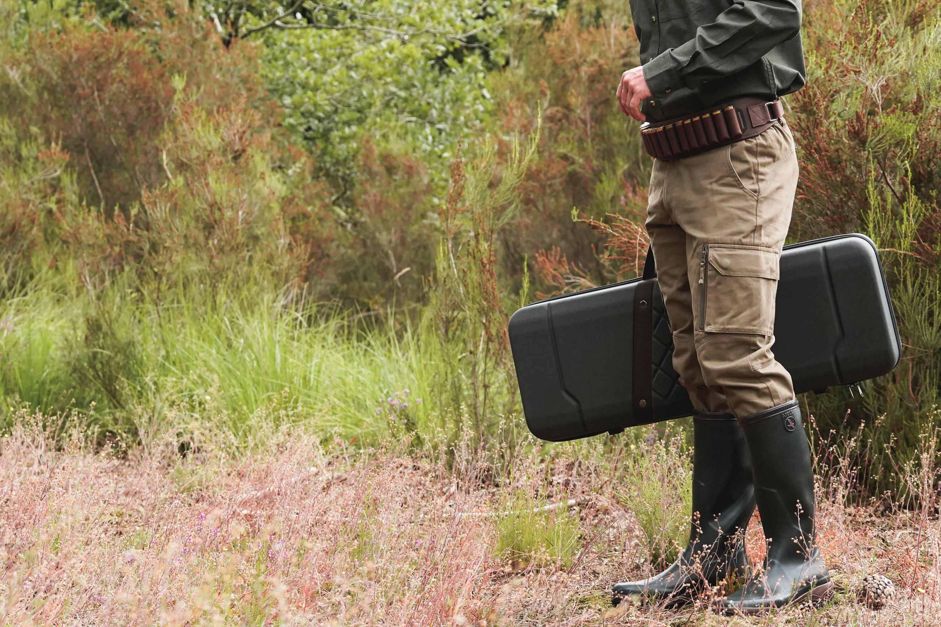 BOTTES IMPERMÉABLES HOMME AIGLE PARCOURS 2 VERTES 8/8