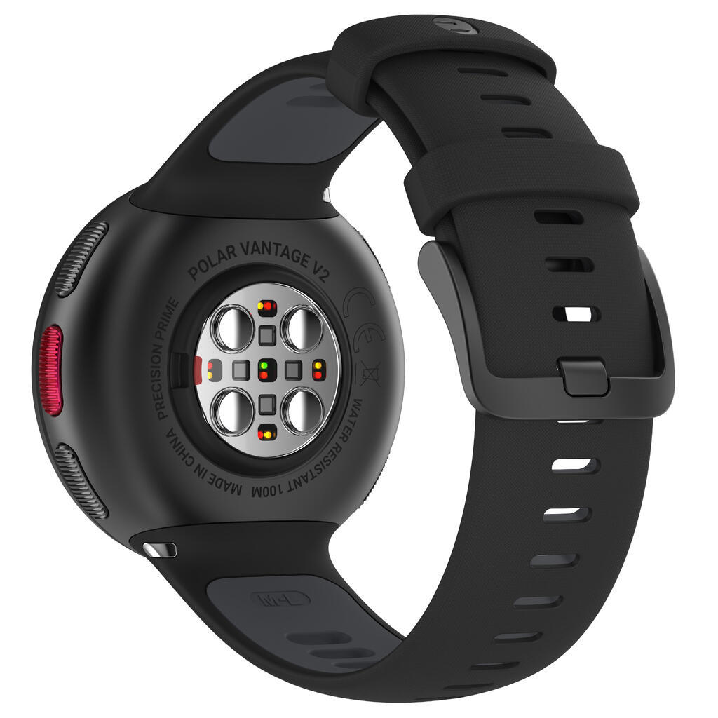 GPS-Multisportuhr Smartwatch Vantage V2 schwarz