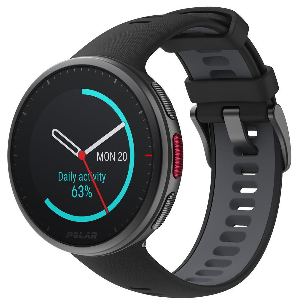 GPS-Multisportuhr Smartwatch Vantage V2 schwarz