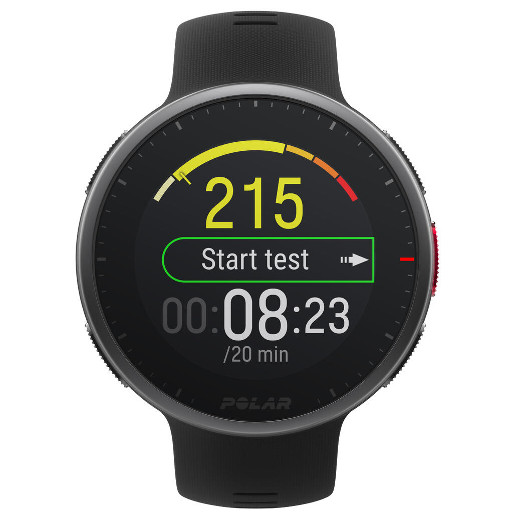 GPS-Multisportuhr Smartwatch Vantage V2 schwarz