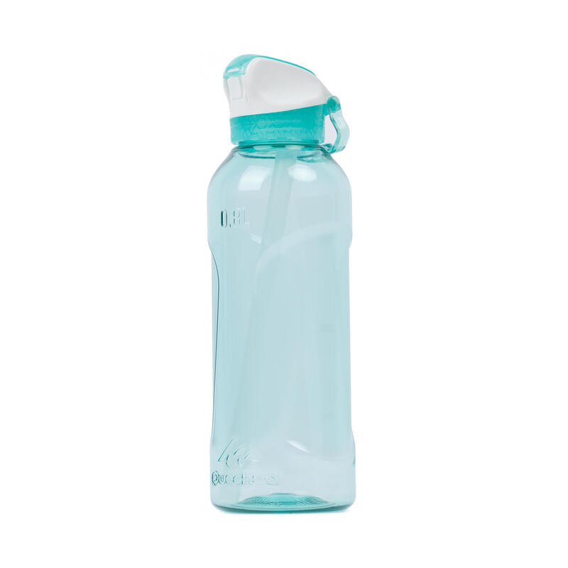 Hiking water bottle - 900 instant - with straw, 0.8 L Tritan - Mint Green