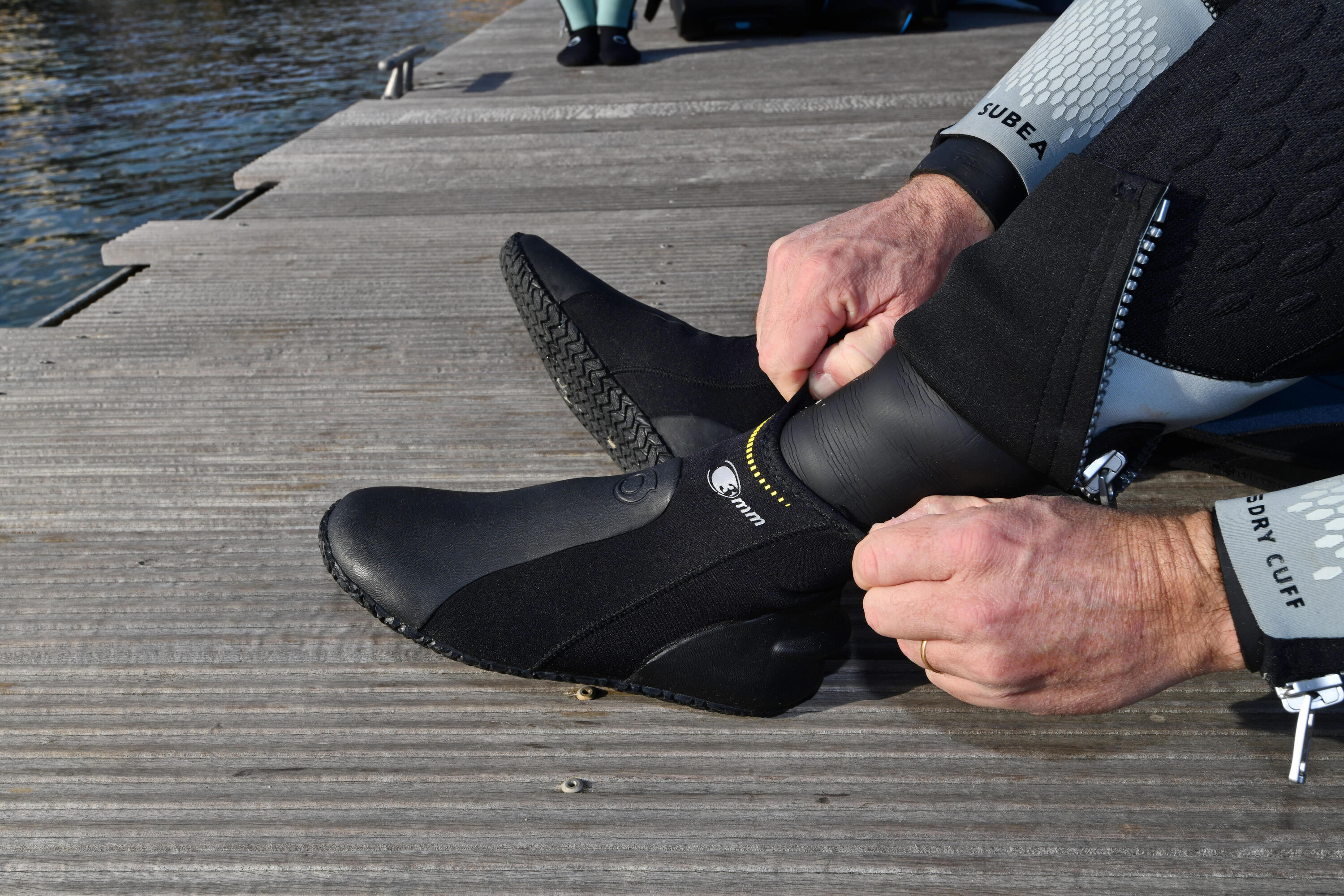 Botines Escarpines Buceo con botella Subea SCD Neopreno 3 mm 2/2