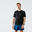 Camiseta Running Dry+ Breath Hombre Negro Transpirable Ventilada