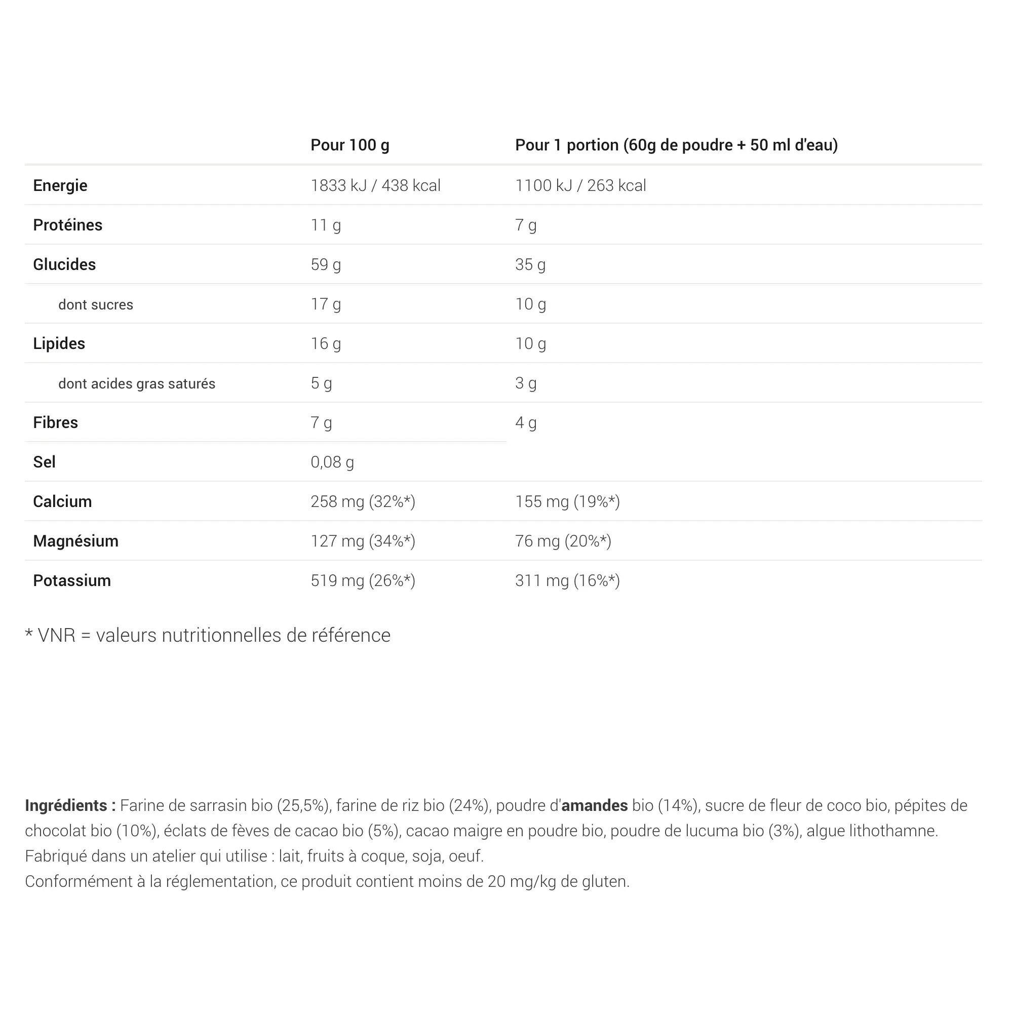 Org Overstims Spordej 300g sachet - chocolate 4/4