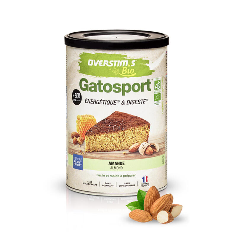 Overstims Gatosport bio amandes-miel - boîte 400 g