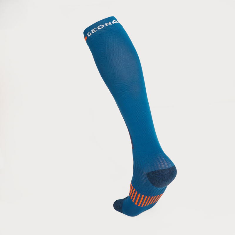 CHAUSSETTES HAUTES POUR COURSE D'ORIENTATION BLEUES