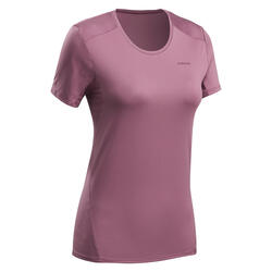 Women’s Mountain Walking Short-Sleeved T-Shirt MH100