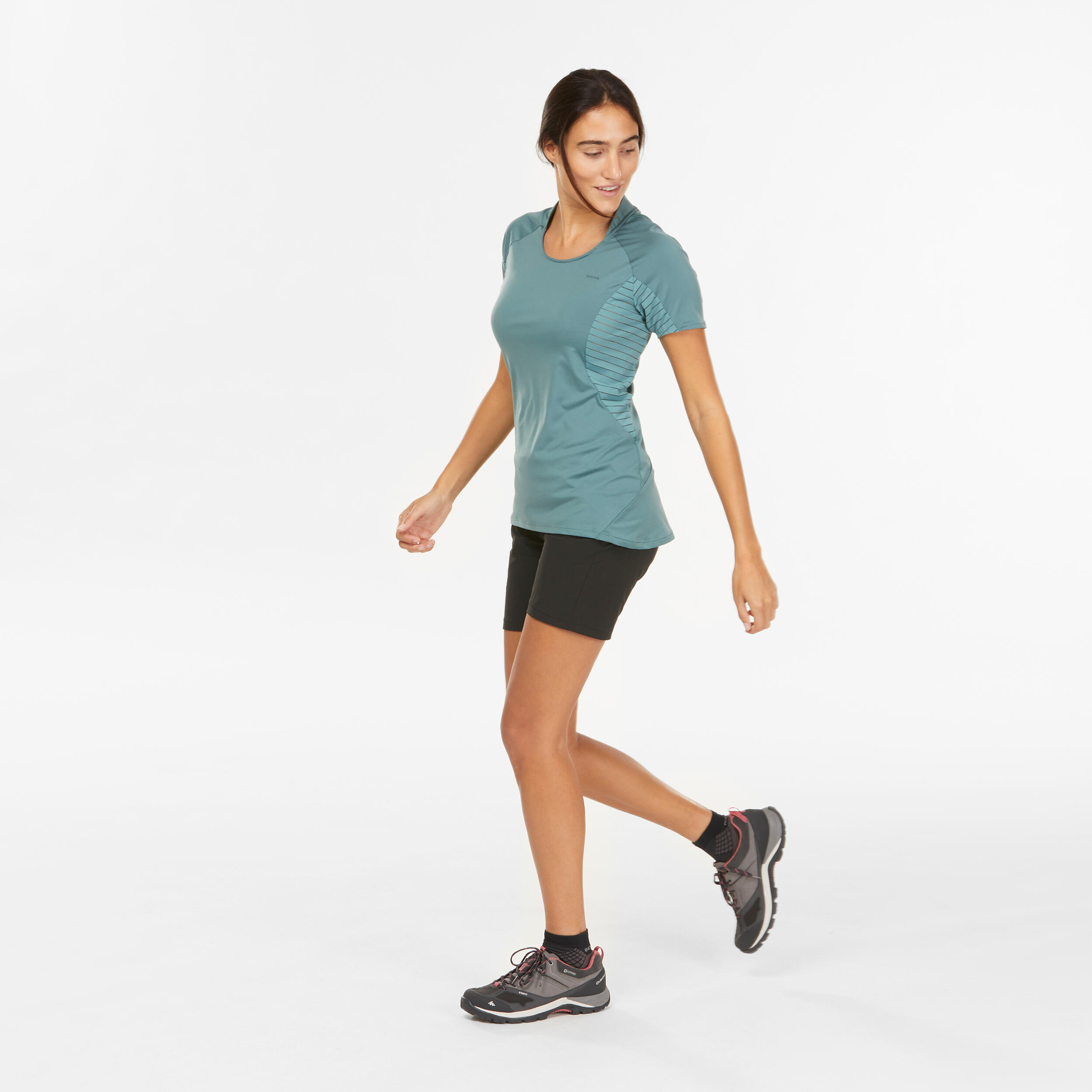 T-shirt sport femme – MH 500 vert - QUECHUA