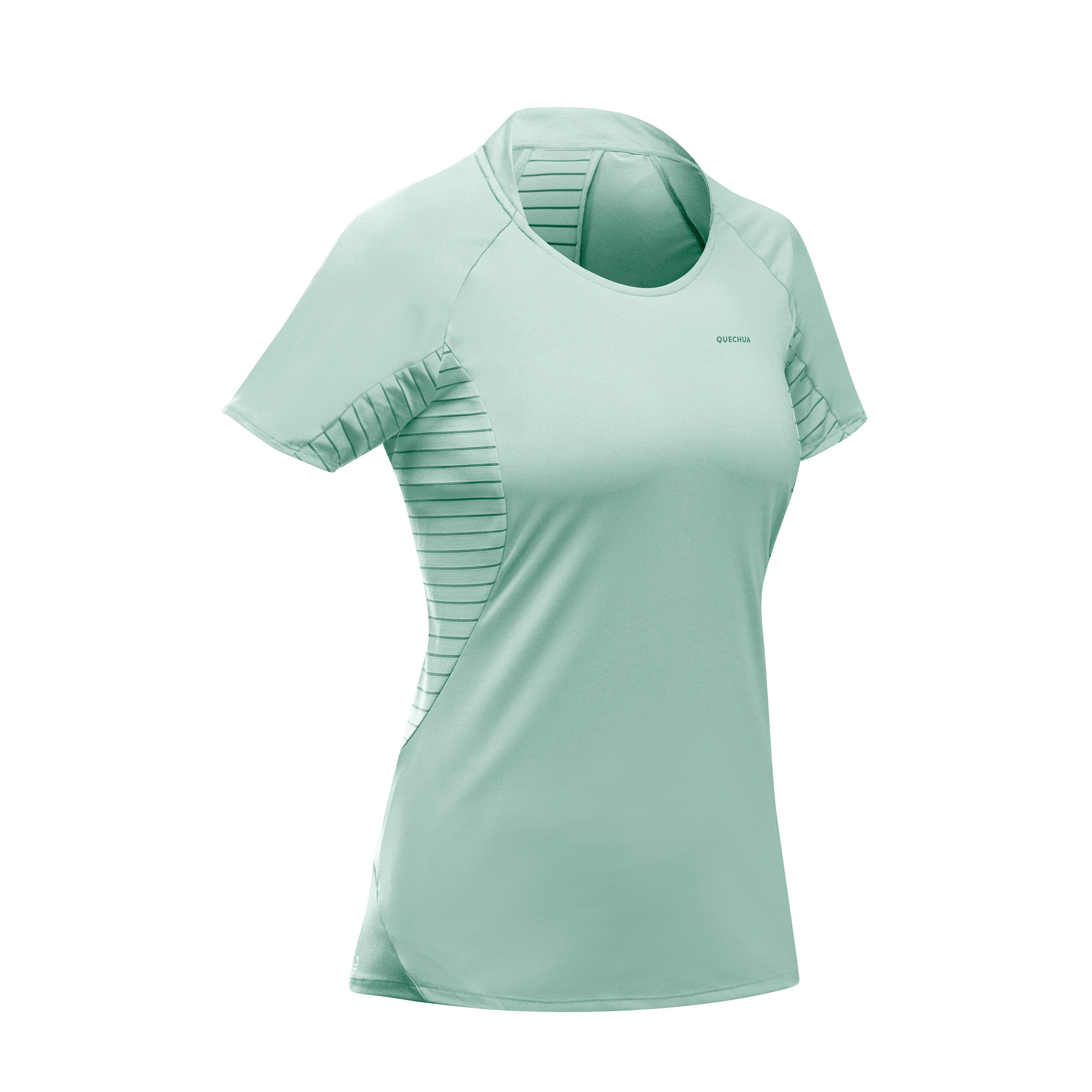 Women's Mountain Walking Short-Sleeved T-Shirt MH500 1/5