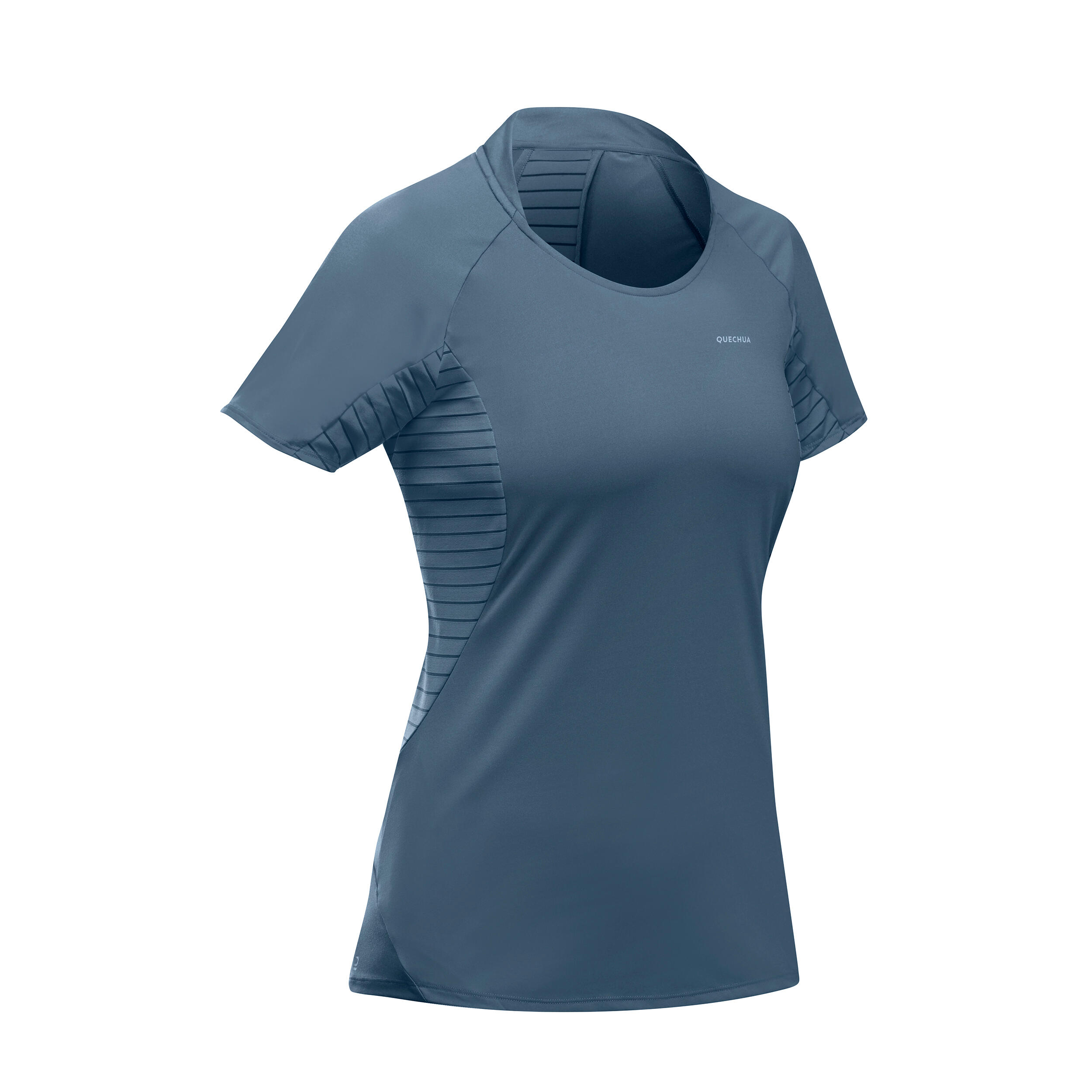 Women's Mountain Walking Short-Sleeved T-Shirt MH500 1/5