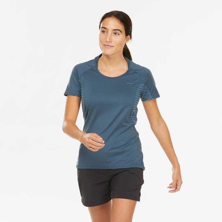 Women's Mountain Walking Short-Sleeved T-Shirt MH500